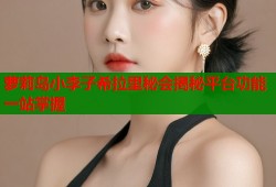 萝莉岛小李子希拉里秘会揭秘平台功能一站掌握