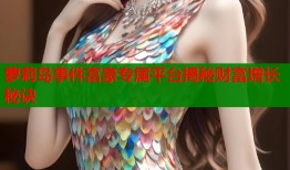 萝莉岛事件富豪专属平台揭秘财富增长秘诀