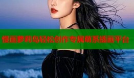 慢画萝莉岛轻松创作专属萌系插画平台