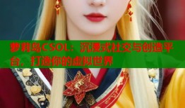 萝莉岛CSOL：沉浸式社交与创造平台，打造你的虚拟世界