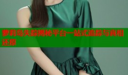 萝莉岛失踪揭秘平台一站式追踪与真相还原