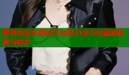 萝莉岛安全测试平台助力全方位漏洞检测与防护